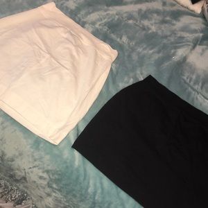 Two mini skirts